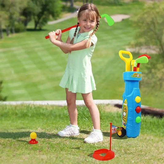Kids Golf Training Set Junior Outdoor Golf Play Kit