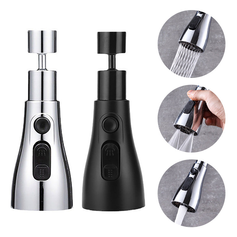Kitchen Faucet Aerator Swivel 360 Degree Water Saver Spray Attachment with Splash Filter