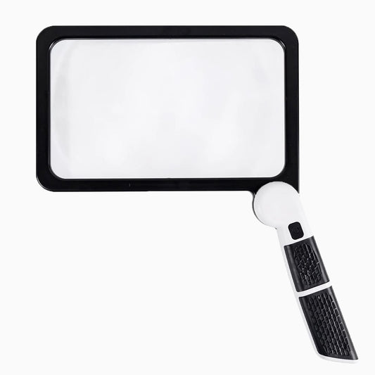 LED Magnifying Glass 5X Handheld Reading Magnifier