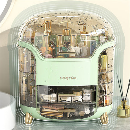 Large Makeup Organizer Storage Case with Dustproof Drawers