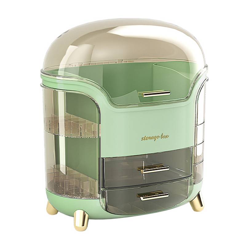 Large Makeup Organizer Storage Case with Dustproof Drawers