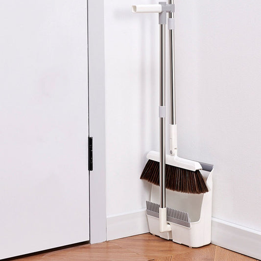Long Handle Broom Dustpan Set Ergonomic Household Cleaning Kit