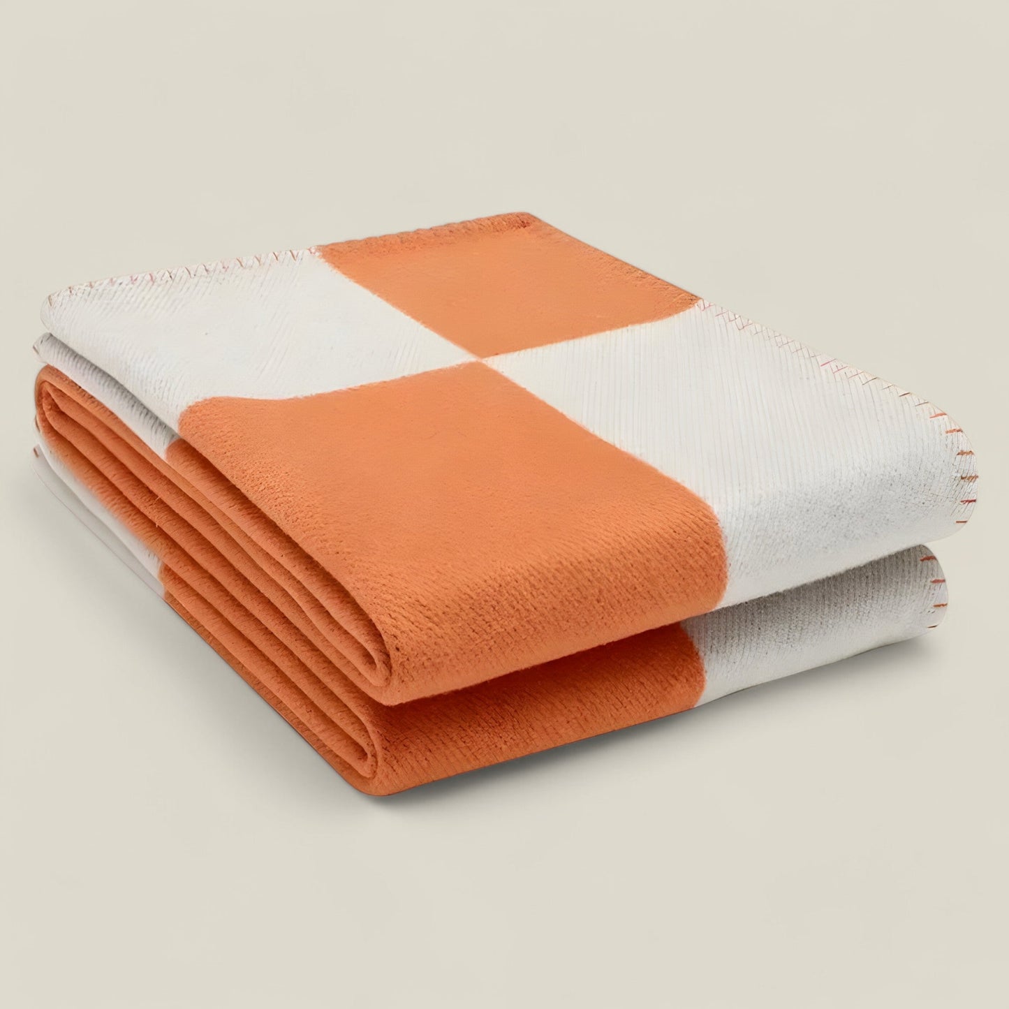 Luxury Cashmere Throw Blanket Winter Knit Plaid