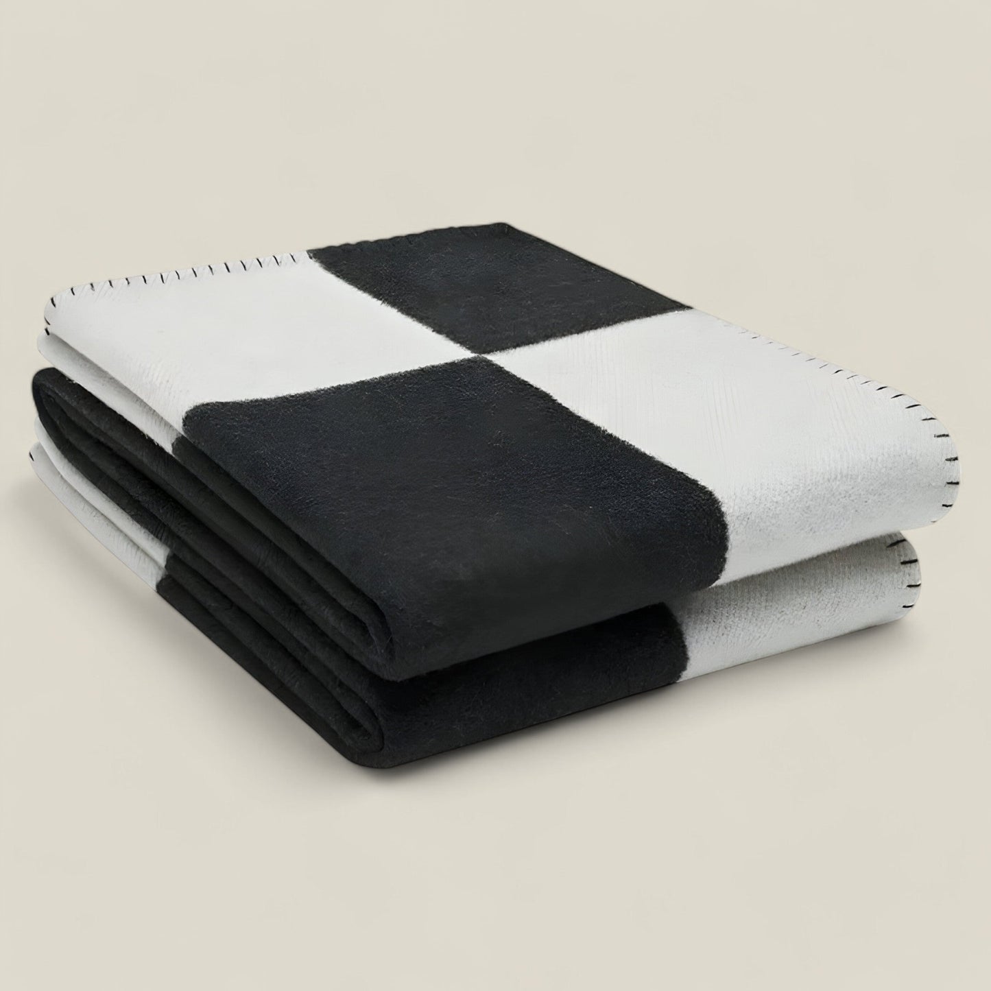 Luxury Cashmere Throw Blanket Winter Knit Plaid