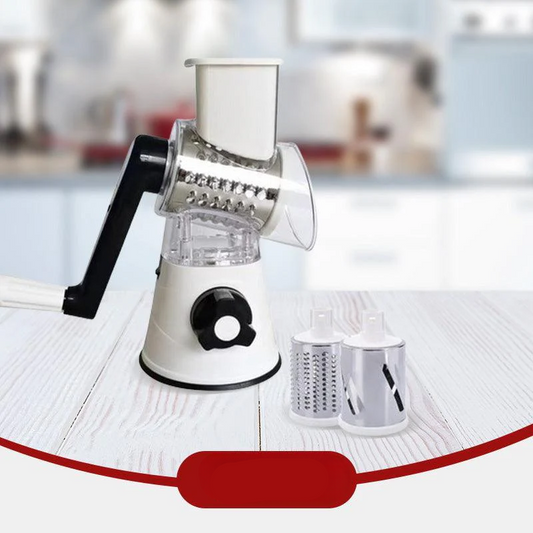 Manual Rotary Grater Slicer and Food Chopper
