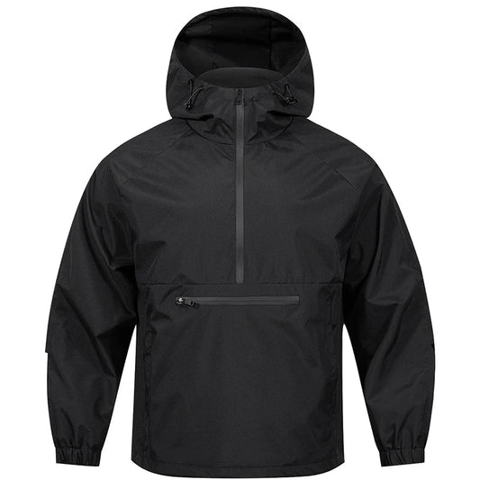 Mens Hooded Softshell Jacket Breathable Outdoor Casual Coat