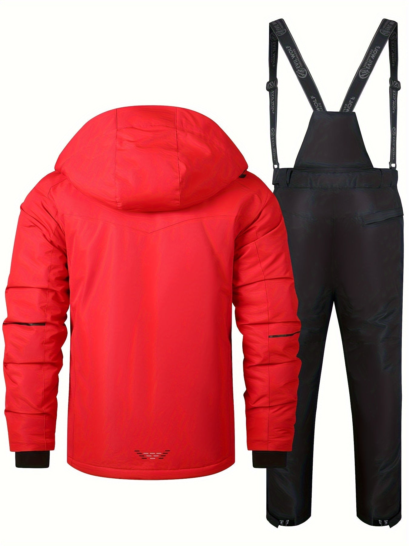 Mens Insulated Ski Suit Waterproof Snowboarding Winter Snowsuit Set