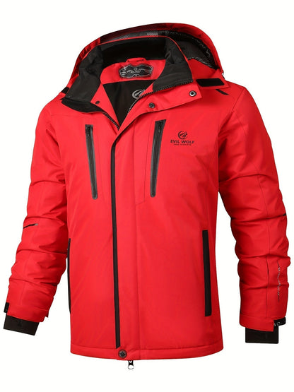 Mens Insulated Ski Suit Waterproof Snowboarding Winter Snowsuit Set