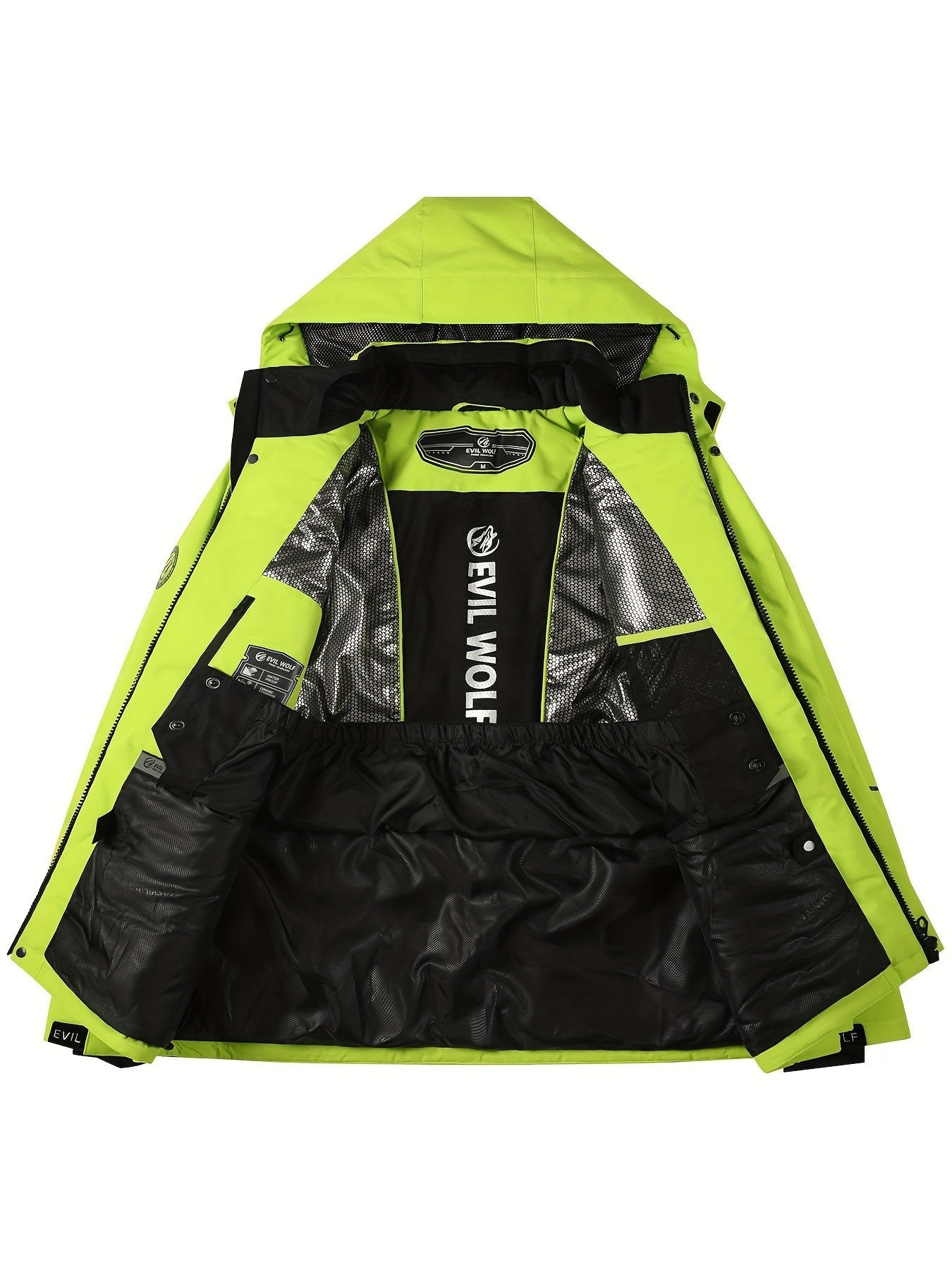 Mens Insulated Ski Suit Waterproof Snowboarding Winter Snowsuit Set