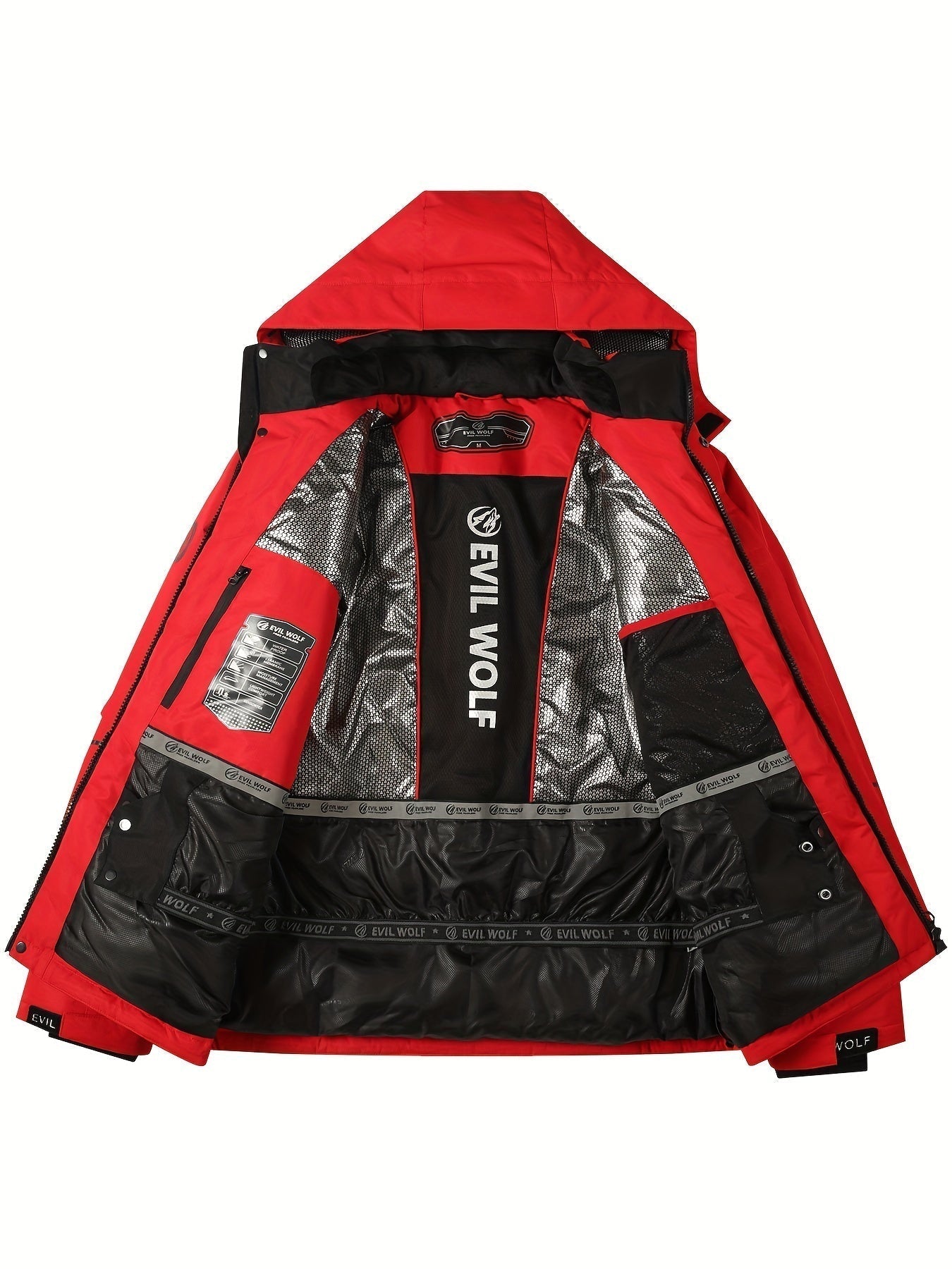 Mens Insulated Ski Suit Waterproof Snowboarding Winter Snowsuit Set