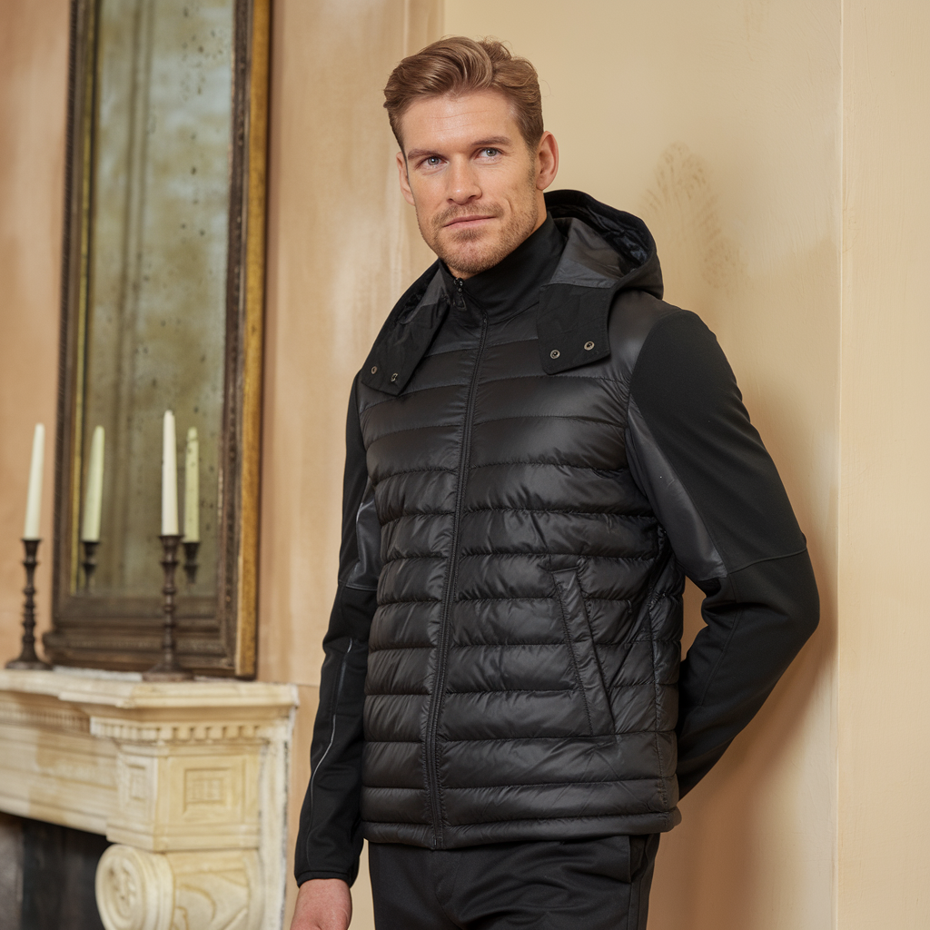 Mens Insulated Winter Jacket Waterproof Windproof Warm Coat