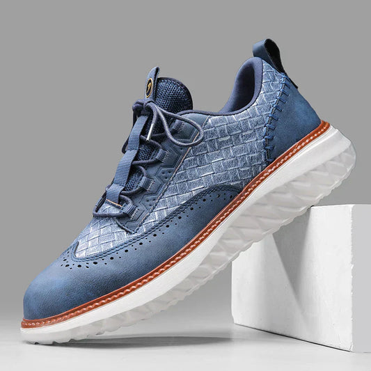 Men's Oxford Comfort Sneakers Breathable Orthopedic Casual Shoes