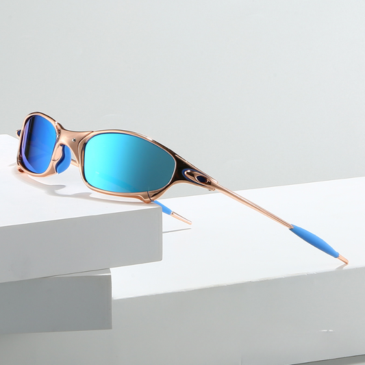 Mens Polarized Sunglasses Metal Frame UV Outdoor Eyewear