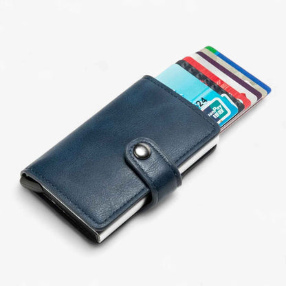 Mens RFID Blocking Wallet Slim Card Holder Minimalist Pocket Wallet