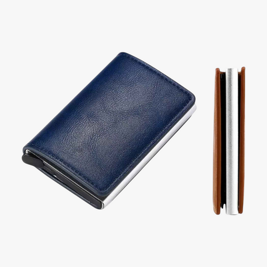 Mens RFID Blocking Wallet Slim Card Holder Minimalist Pocket Wallet