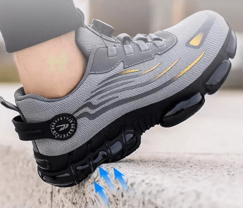 Mens Safety Work Shoes Steel Toe Kevlar Sole Anti Slip Lightweight