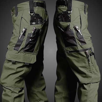 Mens Tactical Cargo Pants Waterproof Outdoor Work Trousers
