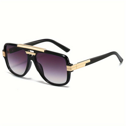 Mens Vintage Aviator Glasses Retro Alloy Fashion Eyewear