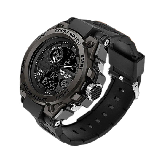 Military Sports Watch Waterproof Analog Digital Wristwatch