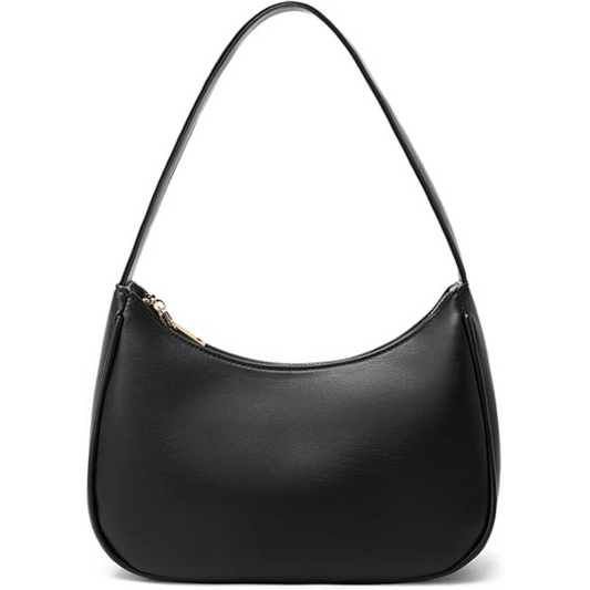 Mini Hobo Bag Zippered Compact Shoulder Handbag Lightweight Purse