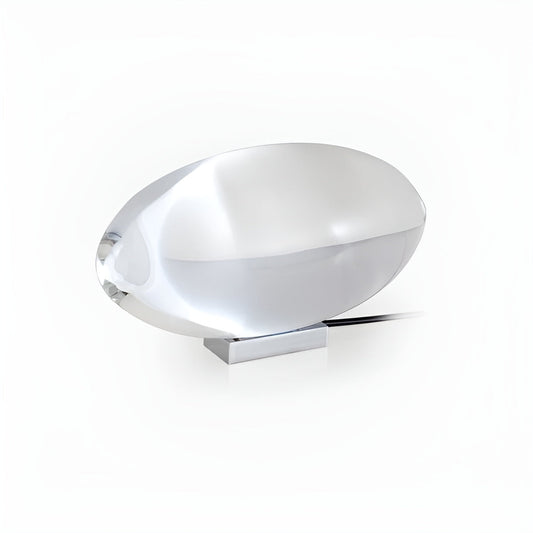 Modern Glass Table Lamp Warm Ambient Interior Lighting