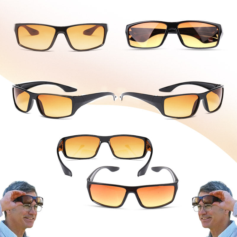 Night Driving Glasses Anti Glare Uv400 Lens Safety Eyewear