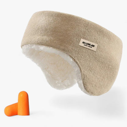Noise Reducing Faux Fur Ear Warmers Adjustable Winter Earmuffs