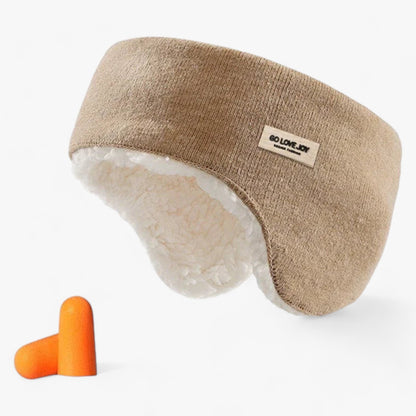 Noise Reducing Faux Fur Ear Warmers Adjustable Winter Earmuffs