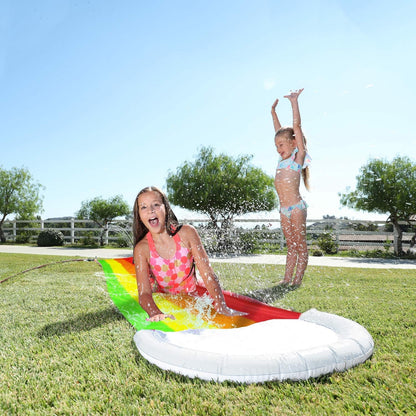 Outdoor Kids Water Slide Inflatable Pool Toy – Summer Fun Backyard Play