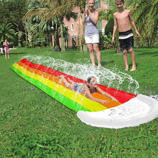 Outdoor Kids Water Slide Inflatable Pool Toy – Summer Fun Backyard Play