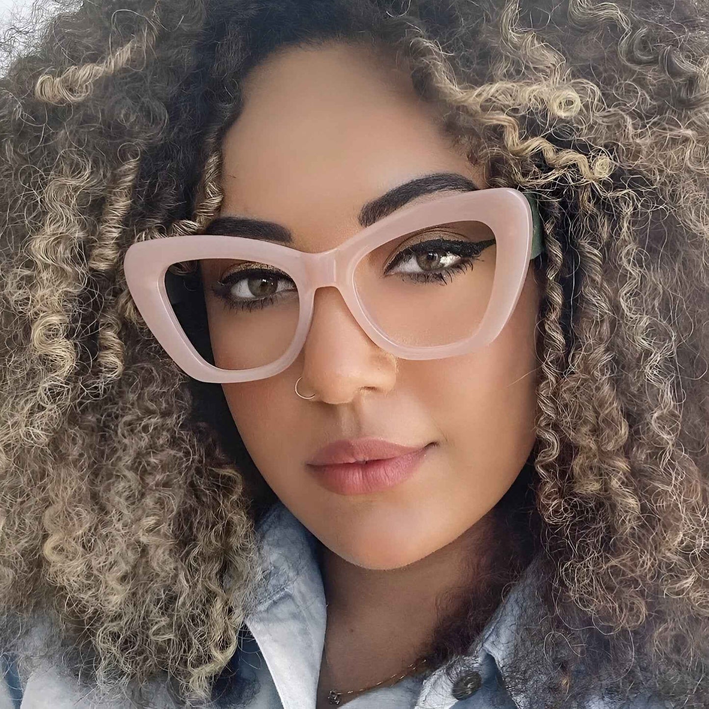 Oversized Cat Eye Sunglasses Womens UV400 Fashion Eyewear