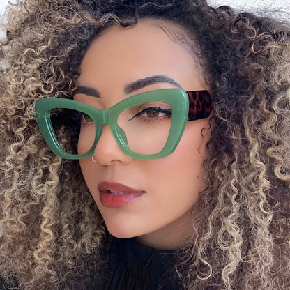 Oversized Cat Eye Sunglasses Womens UV400 Fashion Eyewear