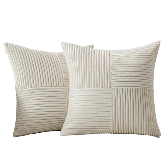 Plush Decorative Cushion Cover Soft Modern Sofa Pillowcase