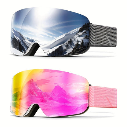 Polarized Ski Goggles Anti Fog Snowboard Glasses Winter Snow Eyewear