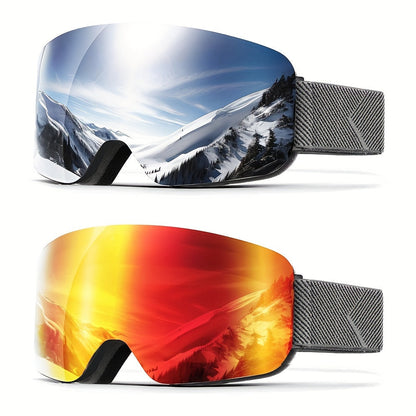 Polarized Ski Goggles Anti Fog Snowboard Glasses Winter Snow Eyewear