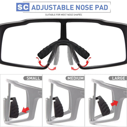Polarized Sports Sunglasses UV Protection Lightweight Grip Frame