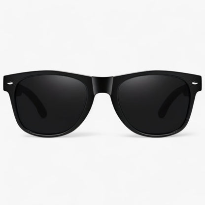 Polarized Wooden Temple Sunglasses UV400 Retro Unisex Eyewear
