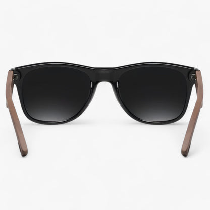 Polarized Wooden Temple Sunglasses UV400 Retro Unisex Eyewear
