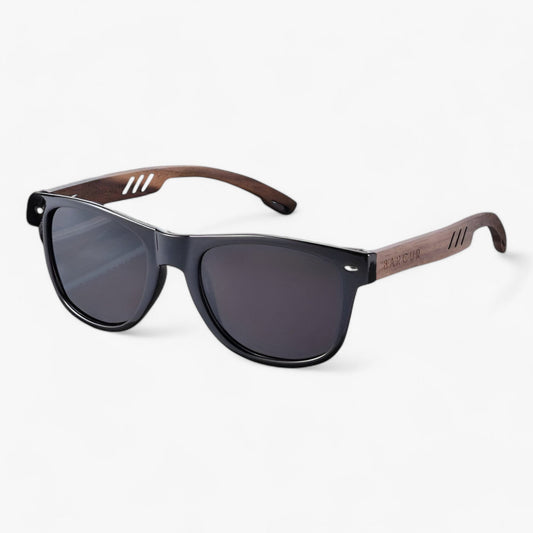Polarized Wooden Temple Sunglasses UV400 Retro Unisex Eyewear