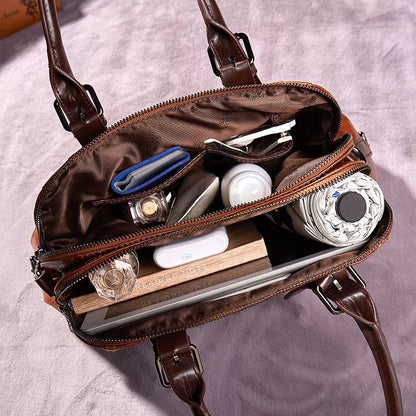 Premium Leather Crossbody Handbag for Everyday Use