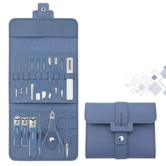 Professional Manicure and Pedicure Nail Care Kit Set