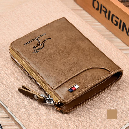 RFID Blocking Leather Wallet with Card Protection