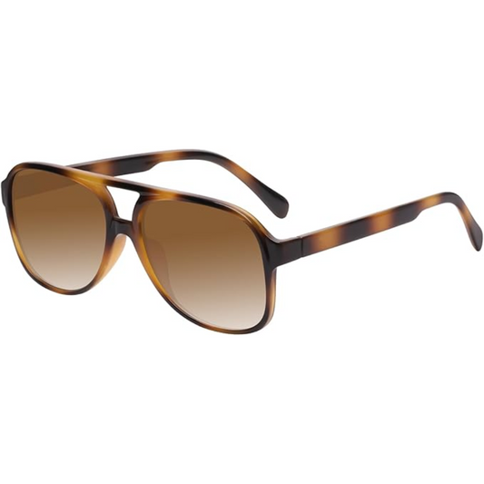 Retro Aviator Sunglasses Vintage Oversized Frame UV Protection