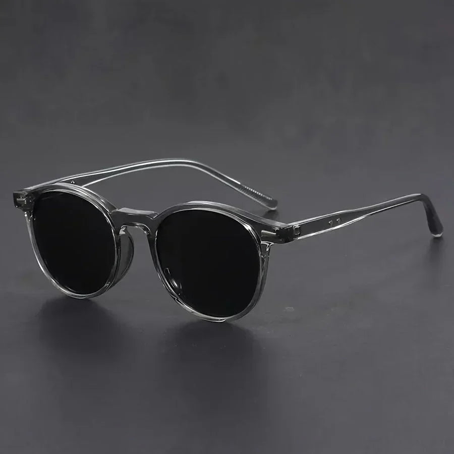 Retro Round Sunglasses Tortoiseshell Lightweight Fashion Eyewear