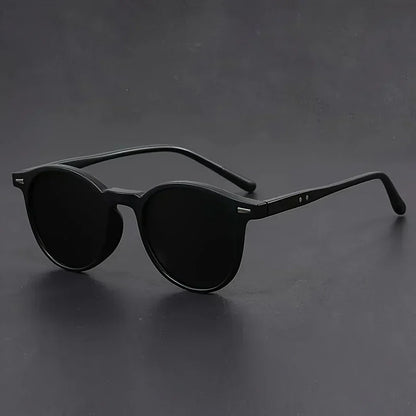 Retro Round Sunglasses Tortoiseshell Lightweight Fashion Eyewear