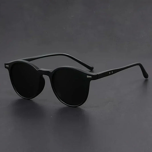 Retro Round Sunglasses Tortoiseshell Lightweight Fashion Eyewear