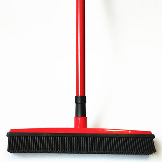 Rubber Broom Floor Cleaner Pet Hair Remover Sweeping Brush For Carpet Tile Hardwood