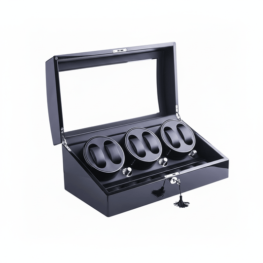 Siendy – Automatic Watch Winder Storage Case with 6 Winding Slots and 7 Storage Slots