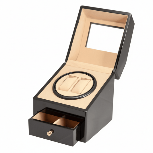 Siendy – Automatic Watch Winder with Dual Storage and Top Display Window