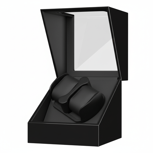 Siendy – Double Automatic Watch Winder with Wooden Display Case